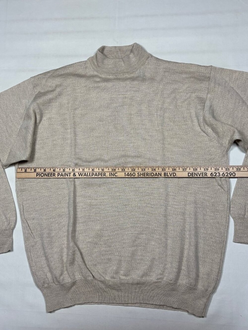 Lot of 3 VTG Brandini Italy 100% Merino Wool Mock Neck Sweaters Mens Large L - Picture 4 of 16